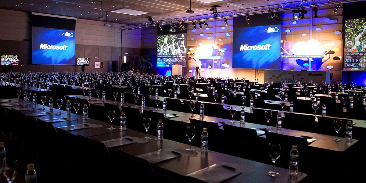 Organizaci�n de Evento de Microsoft en Madrid